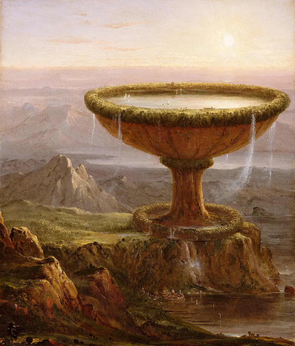 The Titan's Goblet in Detail Thomas Cole
